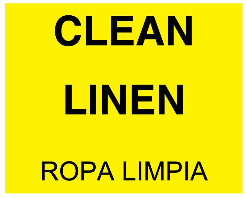 Medical Labels - Housekeeping Label, 10" x 8"