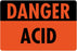 Medical Labels - Hazard Warning Label, 4" x 2-5/8"