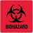 Medical Labels - Biohazard Warning Label, 3" x 3"