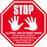 Medical Labels - Stop Sign Infection Control Labels, 6" x 6"