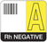 Medical Labels - Codabar ABO Group Label, 1-7/10" x 1-1/2"