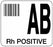 Medical Labels - Codabar ABO Group Label, 1-7/10" x 1-1/2"