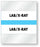 Medical Labels - Color-Coded Chart Divider Tabs - Light Blue - "Lab/X-Ray", 1-1/2" x 1-1/4"