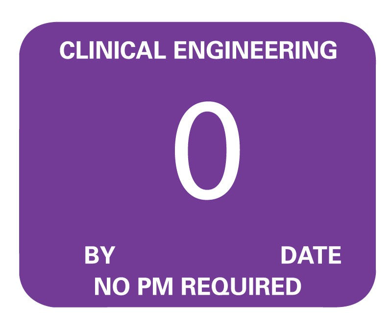 Medical Labels - Clinical Engineering Inspection Label, 1-1/4" x 1"