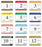 Medical Labels - Synthetic Self-Laminating 12 Month Clinical Inspection Kit , 1-1/4" x 1"