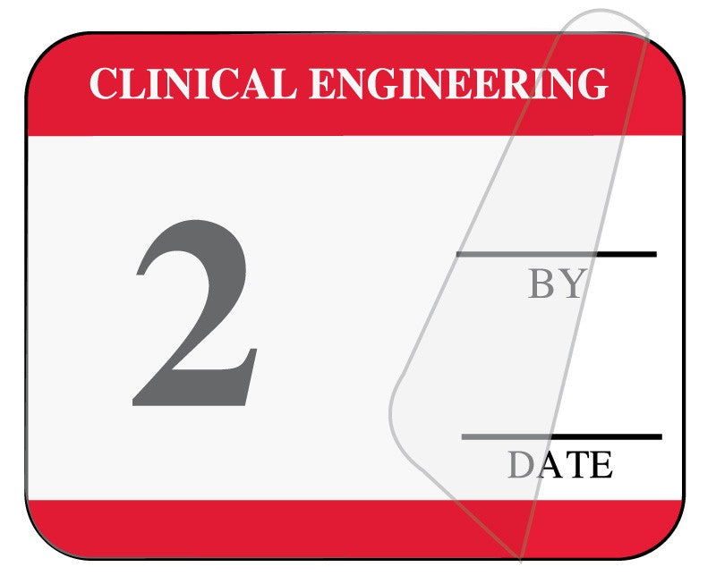 Medical Labels - Clinical Engineering Inspection Label, 1-1/4" x 1"