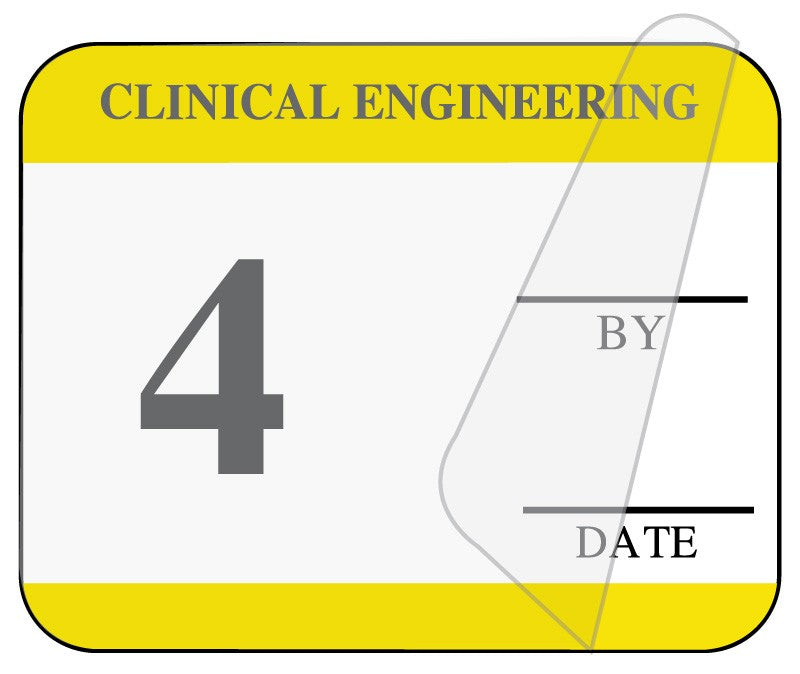 Medical Labels - Clinical Engineering Inspection Label, 1-1/4" x 1"
