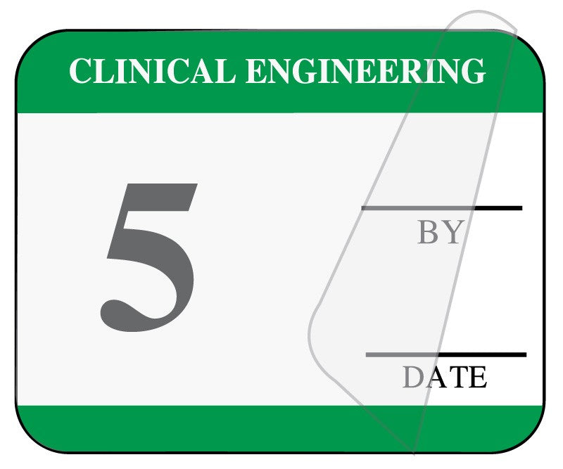 Medical Labels - Clinical Engineering Inspection Label, 1-1/4" x 1"