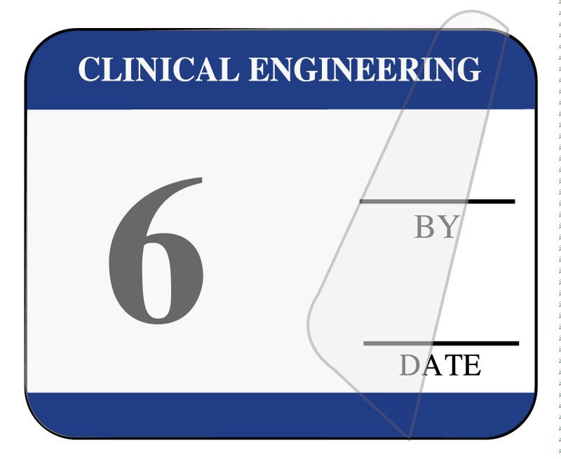 Medical Labels - Clinical Engineering Inspection Label, 1-1/4" x 1"