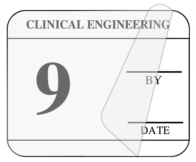 Medical Labels - Clinical Engineering Inspection Label, 1-1/4" x 1"