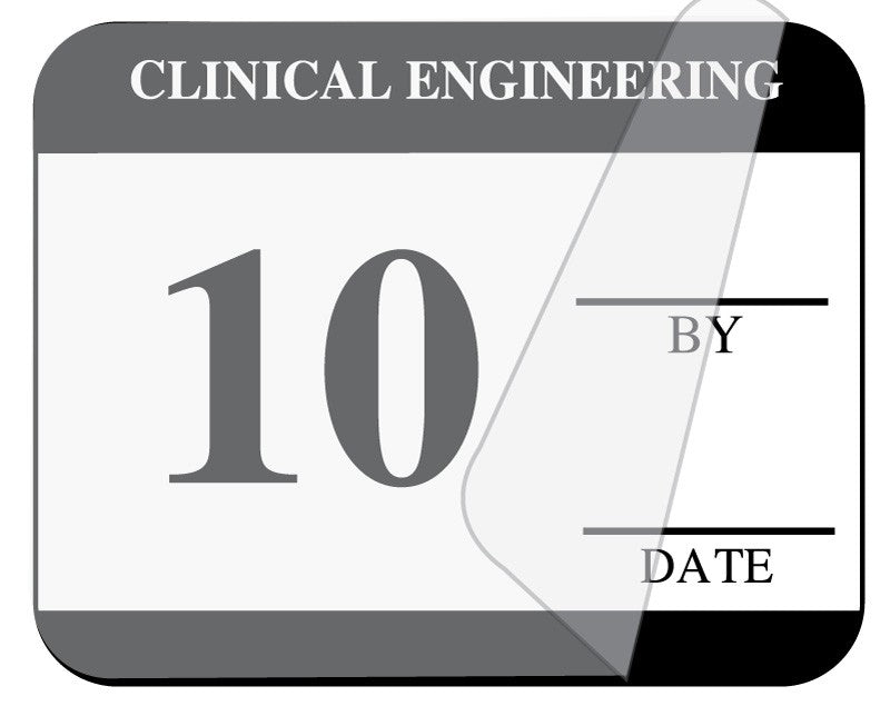 Medical Labels - Clinical Engineering Inspection Label, 1-1/4" x 1"