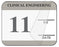 Medical Labels - Clinical Engineering Inspection Label, 1-1/4" x 1"