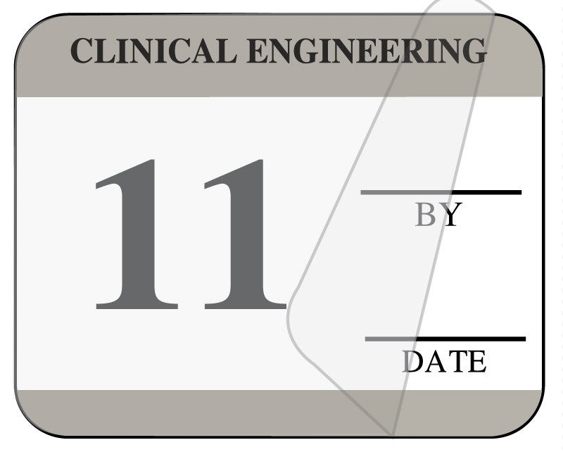 Medical Labels - Clinical Engineering Inspection Label, 1-1/4" x 1"