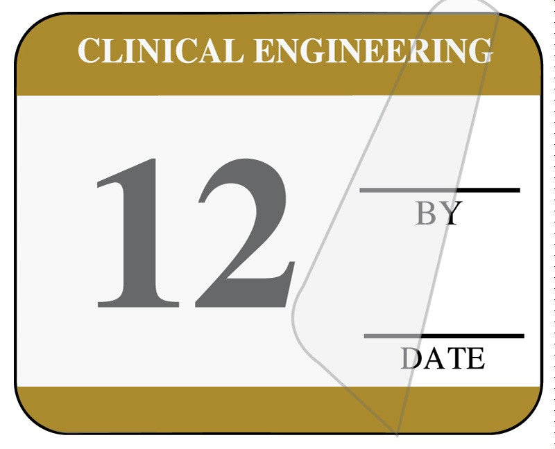 Medical Labels - Clinical Engineering Inspection Label, 1-1/4" x 1"