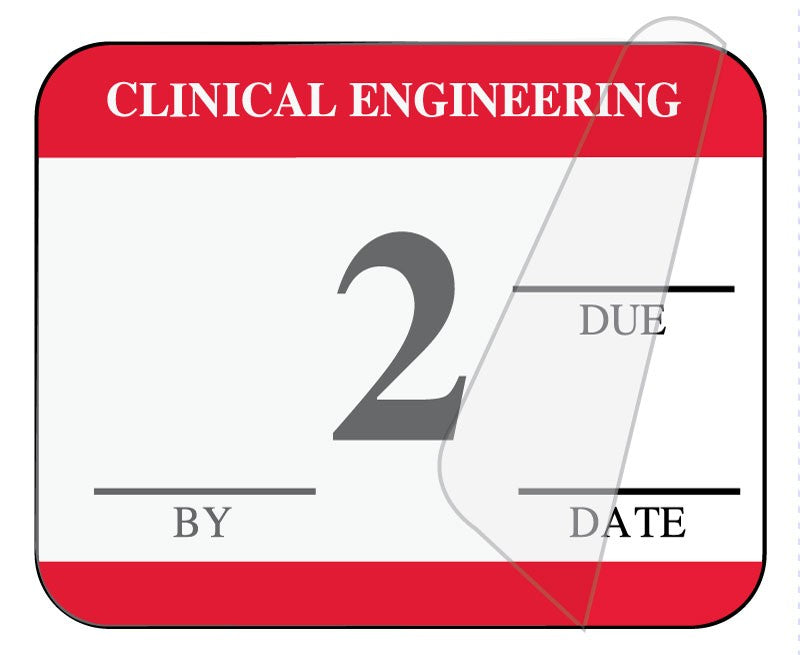 Medical Labels - Clinical Engineering Inspection Label, 1-1/4" x 1"