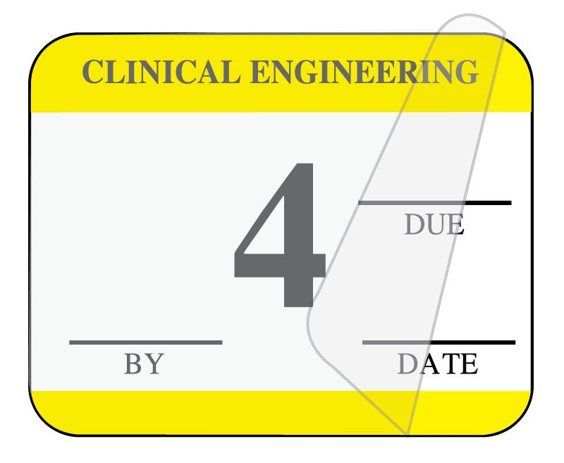 Medical Labels - Clinical Engineering Inspection Label, 1-1/4" x 1"