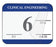 Medical Labels - Clinical Engineering Inspection Label, 1-1/4" x 1"