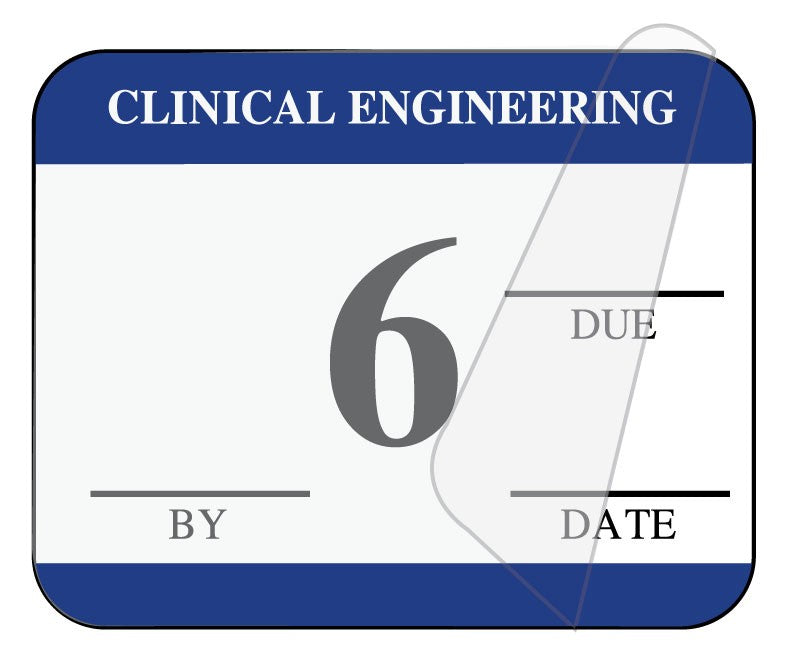 Medical Labels - Clinical Engineering Inspection Label, 1-1/4" x 1"