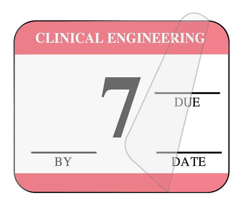 Medical Labels - Clinical Engineering Inspection Label, 1-1/4" x 1"
