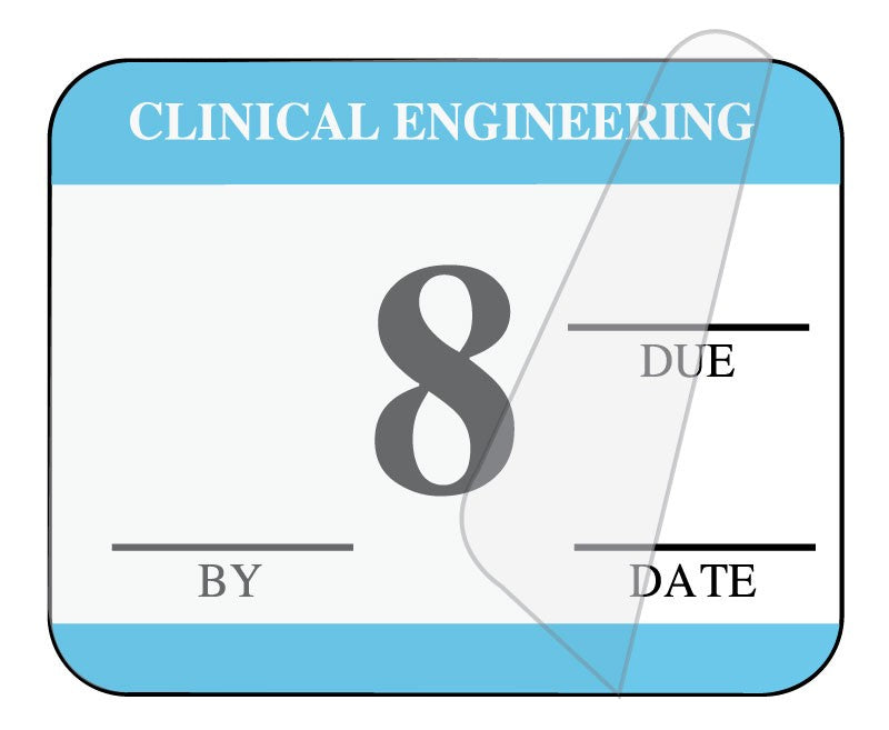Medical Labels - Clinical Engineering Inspection Label, 1-1/4" x 1"