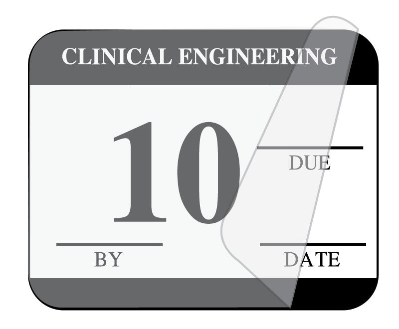 Medical Labels - Clinical Engineering Inspection Label, 1-1/4" x 1"