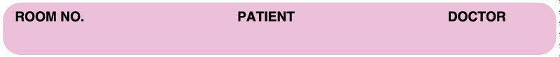Medical Labels - Chart Label, 4" x 3/8"