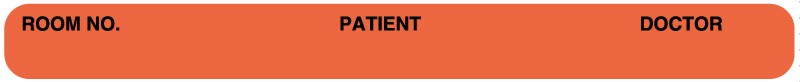 Medical Labels - Binder Label, 4" x 3/8"