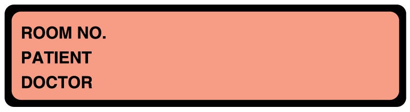 Medical Labels - Binder Label, 5" x 1-3/8"