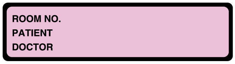 Medical Labels - Binder Label, 5" x 1-3/8"