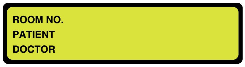 Medical Labels - Binder Label, 5" x 1-3/8"