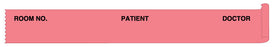 Medical Labels - Pink Patient Chart Tape, 1/2" x 500"