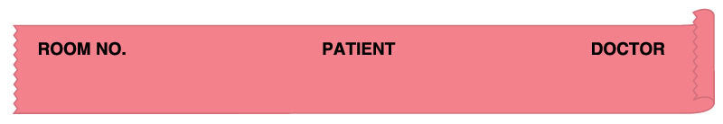 Medical Labels - Pink Patient Chart Tape, 1/2" x 500"
