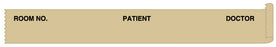 Medical Labels - Tan Patient Chart Tape, 1/2" x 500"