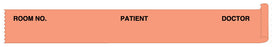 Medical Labels - Salmon Patient Chart Tape, 1/2" x 500"