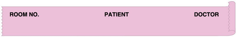 Medical Labels - Patient Chart Tape, 1/2" x 500"