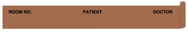 Medical Labels - Copper Patient Chart Tape, 1/2" x 500"