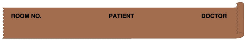 Medical Labels - Copper Patient Chart Tape, 1/2" x 500"