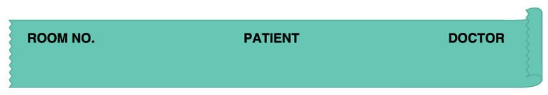 Medical Labels - Patient Chart Tape, 1/2" x 500"