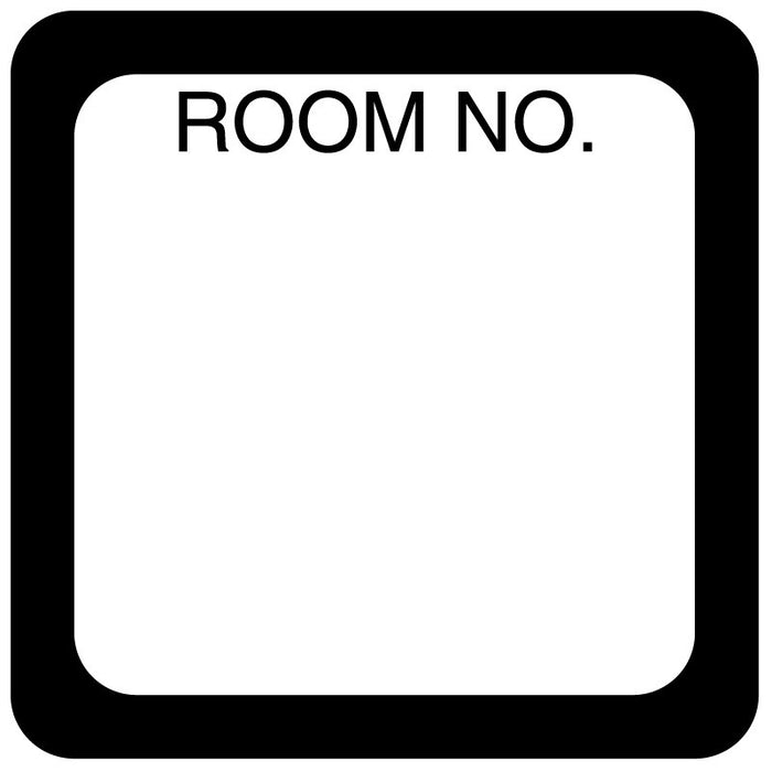 Medical Labels - Room Number Label, 1-1/2" x 1-1/2"