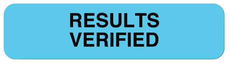 Medical Labels - Lab Results Label, 1-1/4" x 5/16"