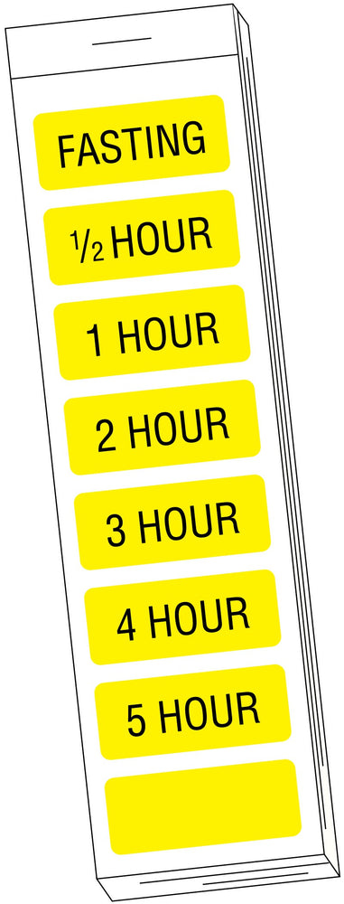 Medical Labels - Glucose Tolerance Label, 1-1/4" x 1/2"