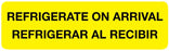 Medical Labels - Refrigerate Shipping Label, 3" x 7/8"