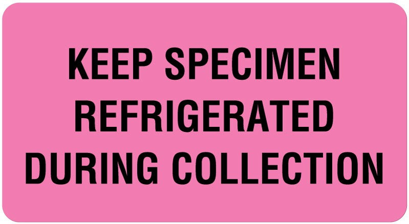 Medical Labels - Urine Collection Label, 3" x 1-5/8"