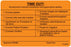 Medical Labels - Time Out Label, 4" x 2-5/8"