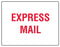 Medical Labels - EXPRESS MAIL Shipping Label, 4" x 3"
