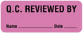 Medical Labels - Quality Control Label, 2-1/4" x 7/8"
