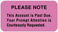 Medical Labels - Payment Reminder Label, 1-5/8" x 7/8"