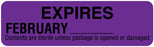 Medical Labels - Monthly Color Coded Expiration Labels, 3" x 7/8"