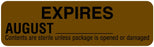 Medical Labels - Monthly Color Coded Expiration Labels, 3" x 7/8"