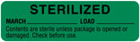 Medical Labels - March Sterility Date Labels, 3" x 7/8"